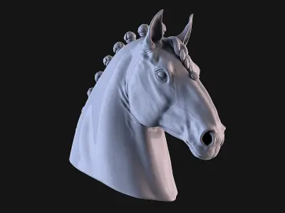 Head Horse 3D print model