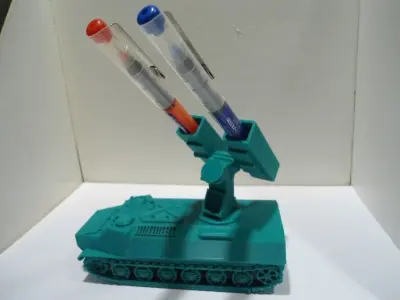 Missiles Launcher Pen and Pencil holder M2 3D print model