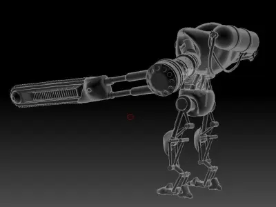 Warbot like shredder Free 3D model