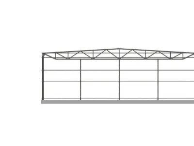 Hall 30x20x7m 3D model