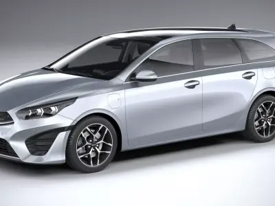 Kia Ceed SW PHEV 2021 3D model