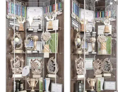 Award cabinet 3 3D model