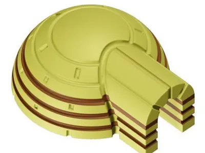 Kids Igloo House 3D model