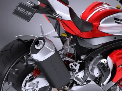 Generic Sport Bike 2017 3D model