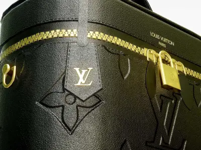 Woman Handbag Louis Vuitton Low-poly 3D model