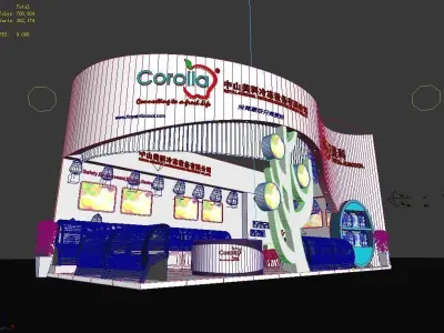 Exhibition - Area - 12X5-3DMAX2009-06 3D model