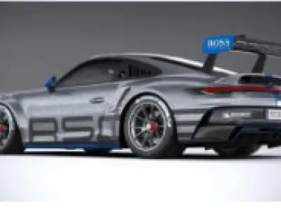 potche 911 GT3 cup 2021 Low-poly 3D model