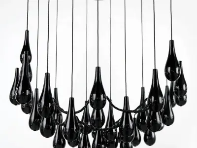 Ethereal Drop Collection Low-poly 3D model