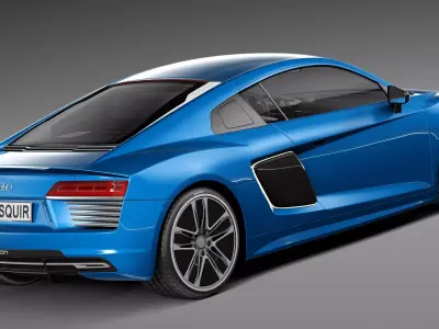 Audi R8 e-tron 2016 3D model