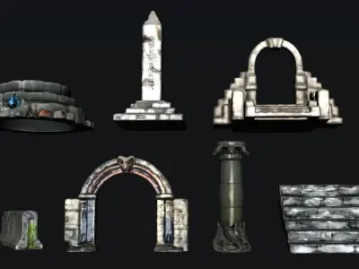 Stone Architecture  3D model