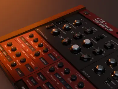 Diva - u-he VST Synthesizer 3D Model 3D model