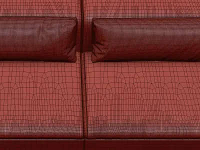 De Sede DS-7 sofa 3D model