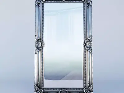 Baguette frame for painting frames and mirrors 3D model