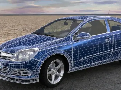 Opel Astra  3D model