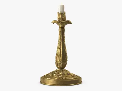 Antique Candle Holder 3D model