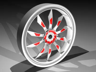 Simple Star Rim Free low-poly 3D model