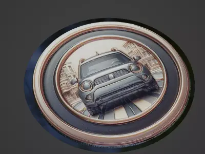Car Medallion 3D print model order