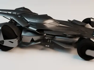 Batmobile Batman vs Superman 3D model