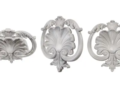 Classic carved 178 3D model