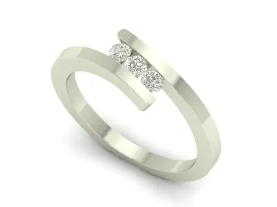 Band Ring 3D print model shop