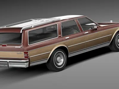 Chevrolet Caprice Estate Wagon 1978 3D model
