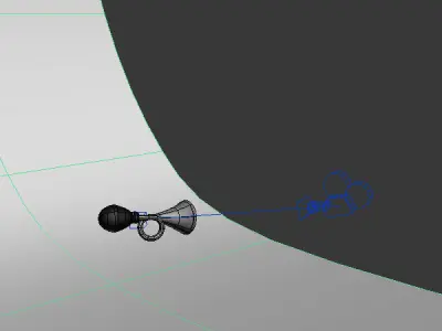 Horn clown cartoon 3D model