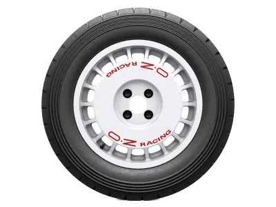 OZ Racing Rally Wheel 2 3D model