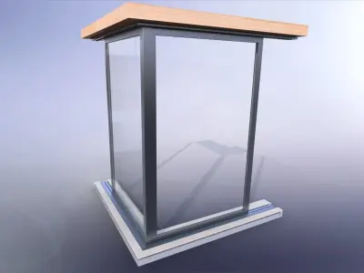 Schuco sliding door 3D model