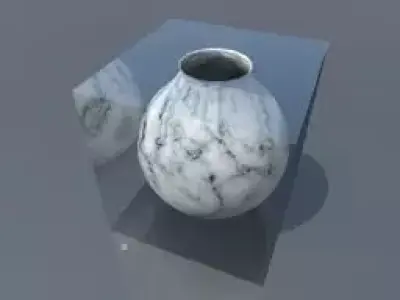 Glass vase 02 Free 3D model