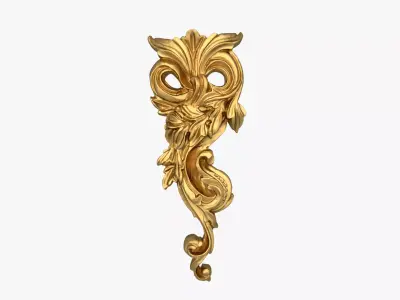 Classic decor ornament 250 3D model