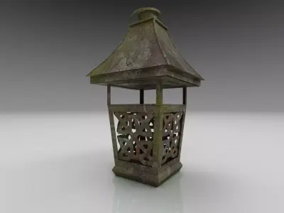 Ancient Celtic Oil Lamp Free low-poly 3D model