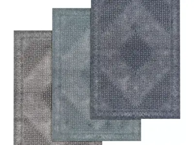 Rug Set 1581 3D model