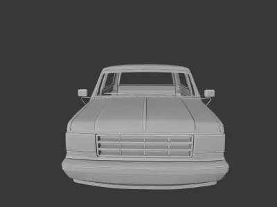 Off-Road SUV Body Inspired by 1970s Bronco 3D print model