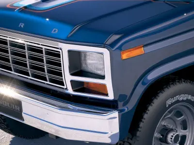 F1980 Bronco  3D model