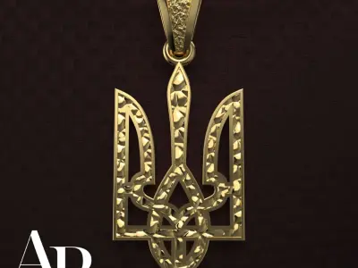 Ukrainian Trident  3D print model get