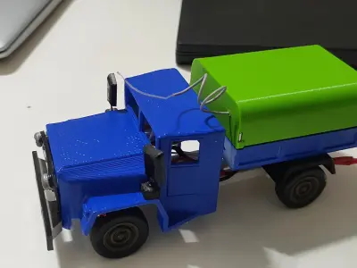 Small 3D Printed Truck  3D print model