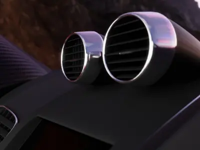 Generic Car Interior 3D model