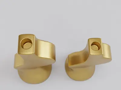 Organic design Modern candle holder  3D print model