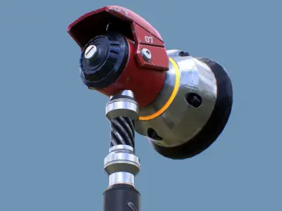 Torbjorn Hammer Free low-poly 3D model