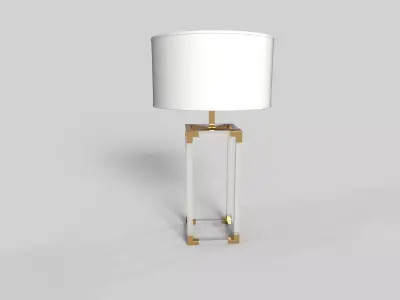 Luxury lamp Low-poly 3D model