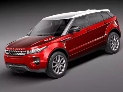 Range Rover Evoque 5 Door 2012 3D Model 3D model