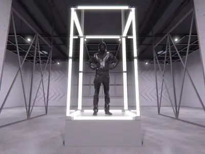 Transparent Booth Photo Opportunity 1 3D model