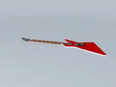 Electric Guitar of DOOOOOM Free 3D model