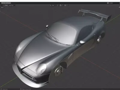 Alfa Romeo 8c 2008  3D model