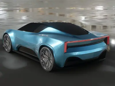 Polestar concept car 3D model