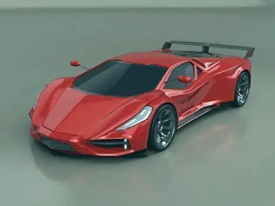 Supercar concepts collection 3D Model Pack