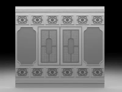 Interior Wall Panel 3D modal design 3D wall design  3D model