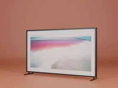 Samsung The Frame Smart TV 65 Inc Low-poly 3D model