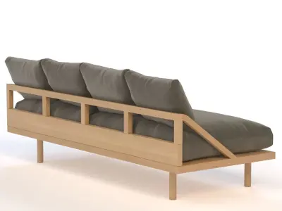 Dreamer Couch Velvetpop and Scott Sofa 3D model