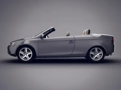 Volkswagen Eos convertible 3D model